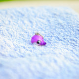 Purple Whale Charm