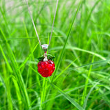 Raspberry Charm Necklace