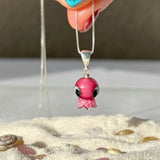 Pink Octopus Charm