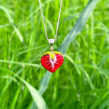 Strawberry Charm Necklace