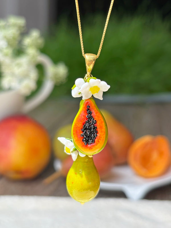 Lucky Papaya Necklace