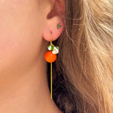 Lucky Orange Earrings