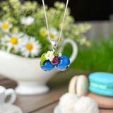 Lucky Blueberry Blossom Necklace
