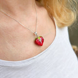 Strawberry Charm Necklace