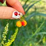 Peach Earrings