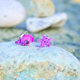 Whale & Starfish Earrings