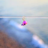 Purple Whale Charm