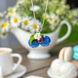Lucky Blueberry Blossom Necklace