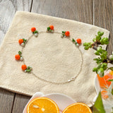 Lucky Orange Blossom Necklace