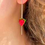 Wild Strawberry Earrings