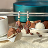 Lucky Coffee Bean Earrings