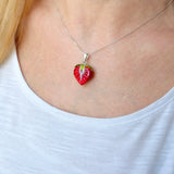 Strawberry Charm Necklace