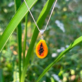 Papaya Charm Necklace