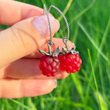 Raspberry Earrings