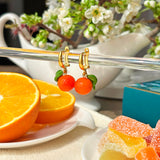 Lucky Orange Earrings