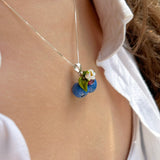 Lucky Blueberry Blossom Necklace