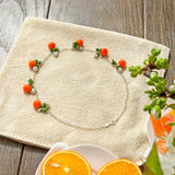Lucky Orange Blossom Necklace