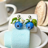 Blueberry Blossom Stud Earrings