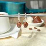 Lucky Coffee Bean Earrings