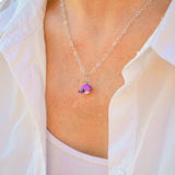Purple Whale Charm
