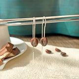 Lucky Coffee Bean Earrings