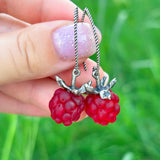 Raspberry Earrings