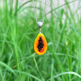 Papaya Charm Necklace