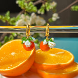 Lucky Orange Earrings
