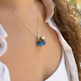 Lucky Blueberry Blossom Necklace