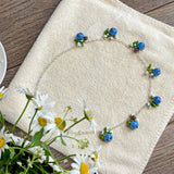 Lucky Blueberry Blossom Necklace
