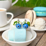 Blueberry Blossom Stud Earrings