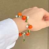 Lucky Orange Bracelet