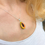 Papaya Charm Necklace