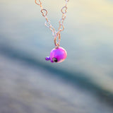 Purple Whale Charm