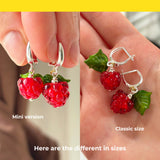 Lucky Raspberry Stud Earrings (Mini version)