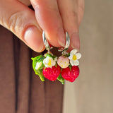 Custom Order for Elizabeth Strawberry Earrings