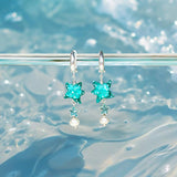 Lucky Blue Star Earrings
