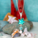 Blue Sea Star Charm