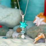 Blue Sea Star Charm
