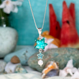 Blue Sea Star Charm