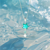 Blue Sea Star Charm