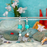 Lucky Blue Star Earrings