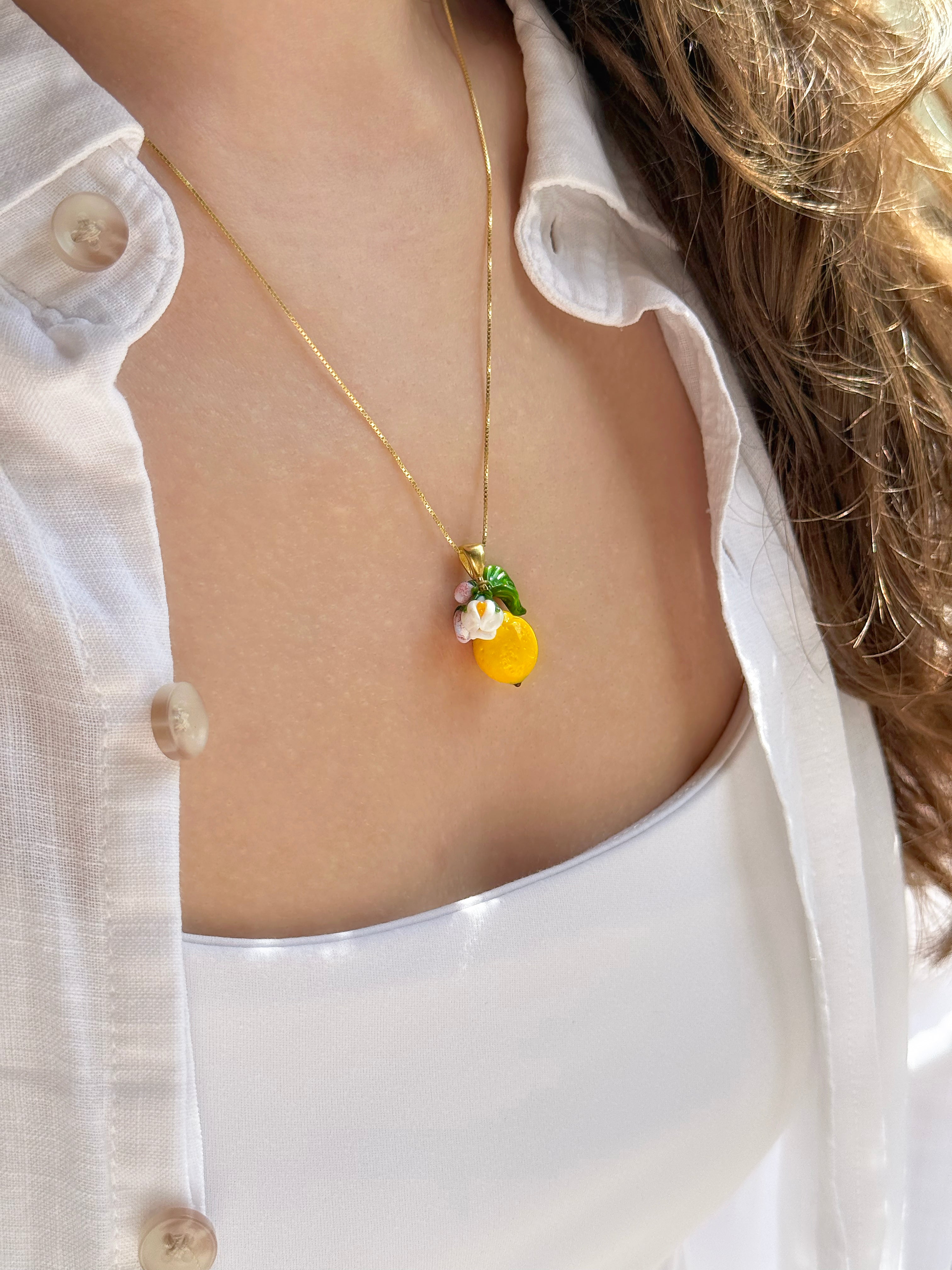 Lemon Necklace – LuckyLapki
