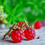 Raspberry Earrings