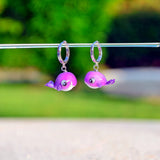 Starfish Earrings, Ocean Earrings, Sea Jewelry, Whale Earrings, Murano Glass, Lampwork