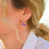 Starfish Earrings, Ocean Earrings, Sea Jewelry, Whale Earrings, Murano Glass, Lampwork