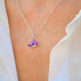 Sea Themed Necklace, Whale Necklace, Lampwork * only pendant, without chain
