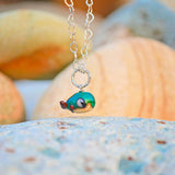 Whale Necklace, Ocean Necklace, Whale Pendant, Lampwork * only pendant, without chain