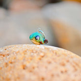 Whale Necklace, Art Glass Animal * only pendant, without chain