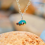 Whale Necklace, Cute Necklace, Sea Creature, Glass Animals * only pendant, without chain